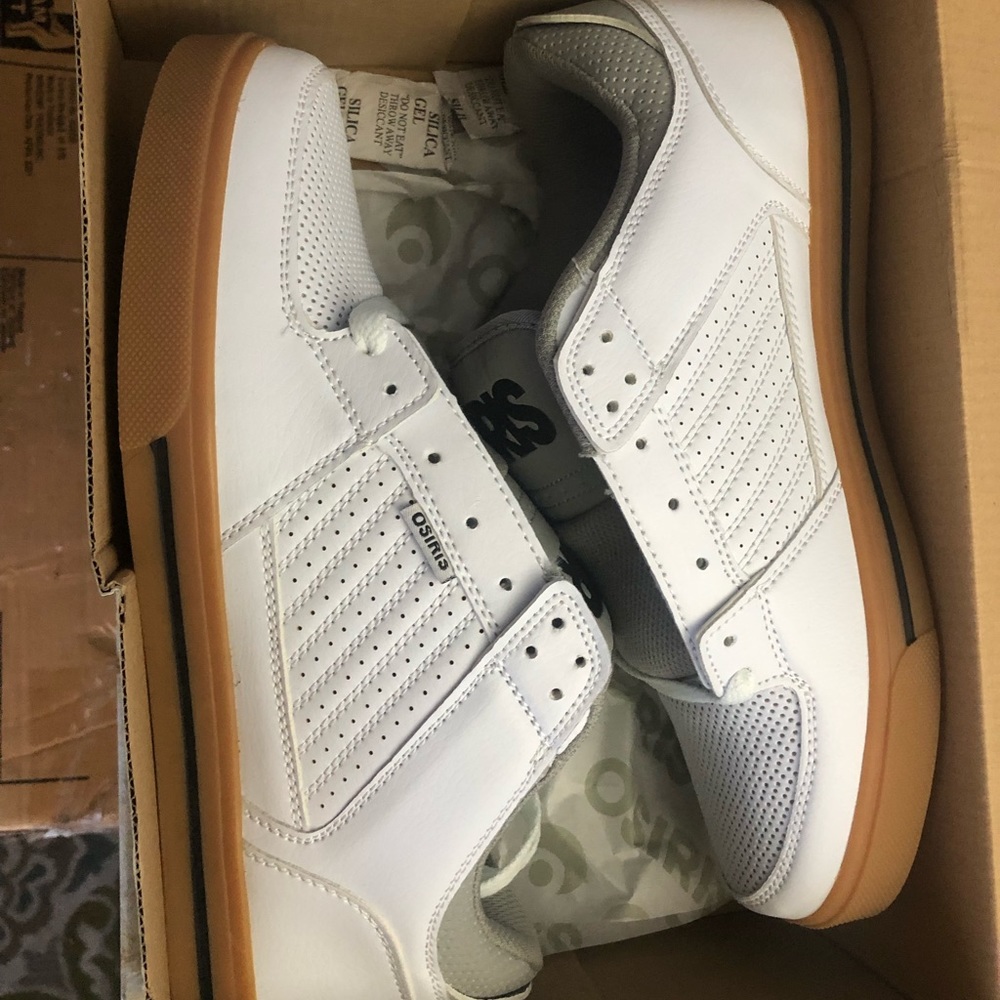 Osiris white shoes